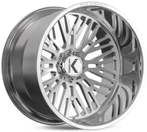 SET of 4 NEW 24x12 KG1 RACKS Forged KC077 Polished Wheels 6x5.5 Chevy GMC 6x139 - Picture 1 of 1