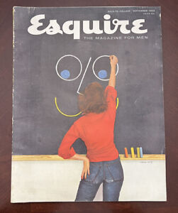 Esquire Magazine Sept 1955 Complete w/ Kim Novak Pin-Up Vertigo Madeleine Elster