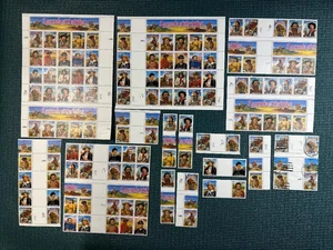 Scott #2869: Legends of the West MNH Group of Gutter Pairs & Blocks. - Picture 1 of 1