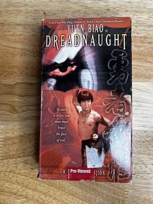 Pre-owned Dreadnaught VHS Kong Kong Kung Fu Yuen Biao & Yuen Woo-Ping 1998 Dub - Image 1 of 4