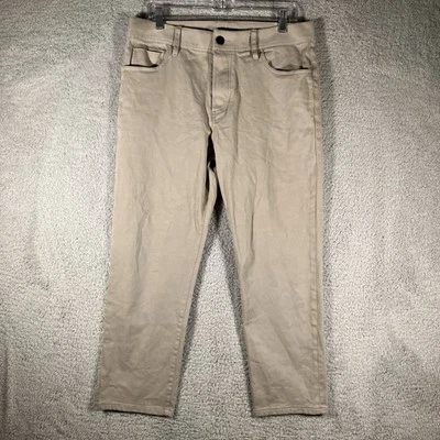 James Perse Cashmere Touch 5 Pocket Pants Mens 34 Beige Light Academia Old Money - Image 1 of 4