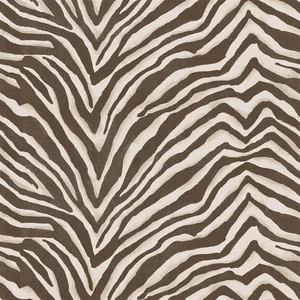 FABRIC TERRANEA ZEBRA BROWN-Ralph Lauren - Picture 1 of 2