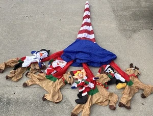 Gemmy 8 ft Inflatable Carousel Christmas Airblown Character Replacement Only - Picture 1 of 10