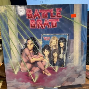 BATTLE BRATT LP S/T  1989 U.S. Metal Records  US 15 German Press VG+/EX - Picture 1 of 3