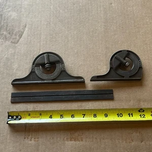 Testa goniometro massa vintage L S Starrett Co. Athol n. 492 con righello ed extra - Foto 1 di 10