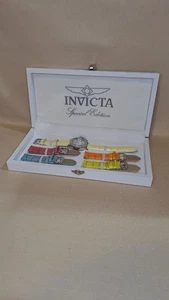 Invicta Special Edition Swiss Movement New In Box Watch Set Silvertone Face - Picture 1 of 12
