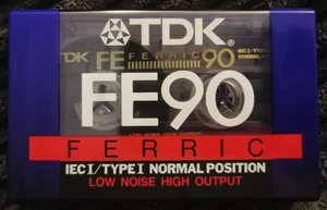 TDK FE90 Ferric (versiegeltes beschreibbares Kassettenband) - Bild 1 von 2