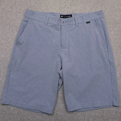 Travis Mathew Beck Performance 短裤男式 35 * 蓝色 10 英寸内缝高尔夫轻便 — 第 1/4 张图片