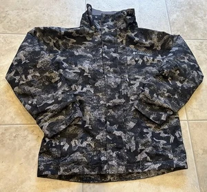 Columbia Interchange Jacket B&W Camo Kids Small 8  (Outer Jacket Only + No Hood) - Picture 1 of 9