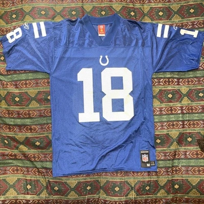 Camiseta deportiva Indianapolis Colts Peyton Manning Reebok para hombre talla MEDIANA NFL Foto 1 de 4
