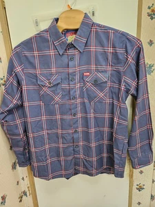 Dixxon  "Garth" Size XL Long Sleeve Flannel Shirt with Buttons - Picture 1 of 5