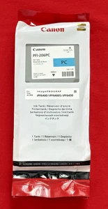 Canon PFI-206PC Photo Cyan Oryginalny wkład atramentowy Nowy z fakturą - Zdjęcie 1 z 3