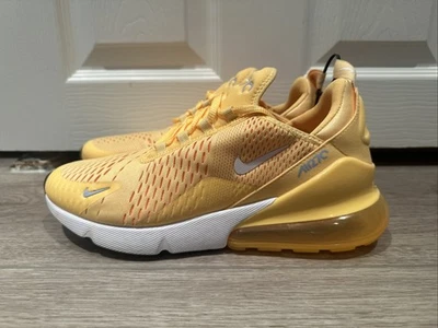Nike Air Max 270 Topacio Dorado-Blanco-Láser Naranja Mujer Talla 10 [AH6789-701] USADO EN EXCELENTE ESTADO Foto 1 de 4