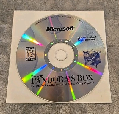Microsoft Pandora's Box (PC 1999) CD & Sleeve ONLY See Pictures  - Image 1 of 4