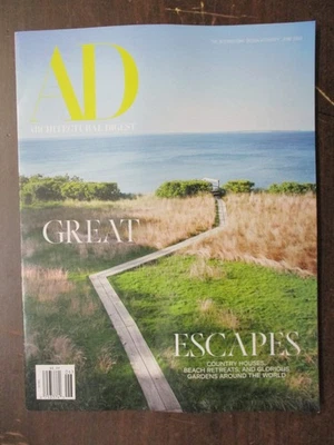 AD ARCHITECTURAL DIGEST MAGAZINE JUNE 2025 GARDENS AROUND WORLD CASTLE HOWARD - Image 1 of 2