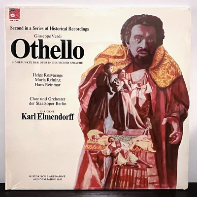 KARL EMENDORFF - Othello (Opera, 1972 Germany) - 12" Vinyl Record LP - SEALED - Image 1 of 2