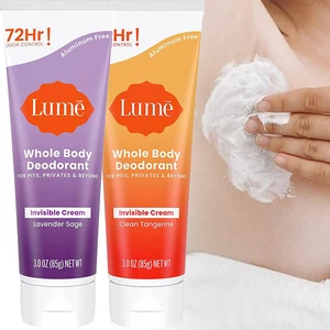 Lume Whole Body Deodorant Smooth Solid Stick 72 Hour Odor Control Cream Lavender
