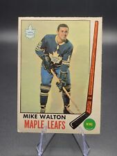 1969 Topps #50 Mike Walton Maple Leafs TRÈS BON ÉTAT LIVRAISON GRATUITE 