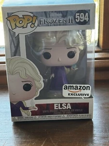 Funko Pop Elsa #594 Disney Frozen II Movies Vinyl Figur Amazon Exclusive - Bild 1 von 6