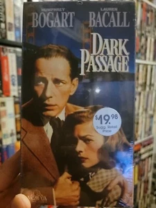 Dark Passage 1947 VHS Rare Hard To Find 1990 Release Version Factory Sealed - Picture 1 of 2