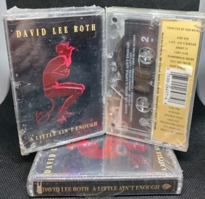 SEALED A Little Ain't Enough by David Lee Roth (Cassette, 1990) Jason Becker - Picture 1 of 1