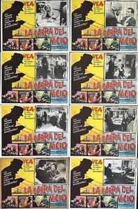 1960 THE PUSHER KATHY CARLYLE ROBERT LANSING MEXICAN LOBBY CARD SET