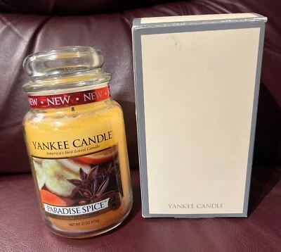 RETIRED Yankee Candle PARADISE SPICE 22oz Large Jar Candle RARE OOP VHTF READ - Image 1 of 4