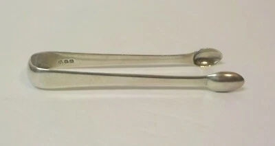 English Eley, Fearn & Chawner Sterling Silver Sugar Tongs, c. 1813 (#13) - Image 1 of 4