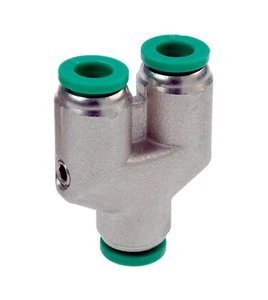 Olab Push In Equal Y Piece Connectors Suitable For 4mm to 6mm Metric OD Tubes - Picture 1 of 2