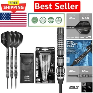 Professional Quality Darts -Zero 4 with Black Titanium Finish - 21G/23G/25G - Picture 1 of 8