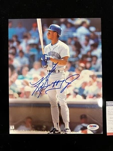 Ken Griffey Jr Signed Photo 8x10 Baseball Mariners Reds Autograph HOF PSA/DNA - Picture 1 of 4