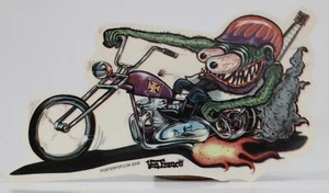 Von Franco Monster Biker Chopper Sticker 6.25" Decal - Picture 1 of 1