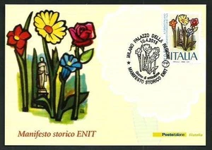 Italia Repubblica - Manifesto Storico ENIT - cartolina Poste Italiane - Picture 1 of 1