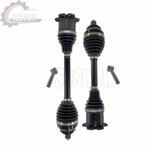 Pair Front Axle Drive Shafts CV Joints CVJ For Bentley Continental GTC 2003-2012 - Picture 1 of 24