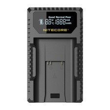 Nitecore ULM9 Smart USB Battery Charger with LCD Display for Leica BLI-312