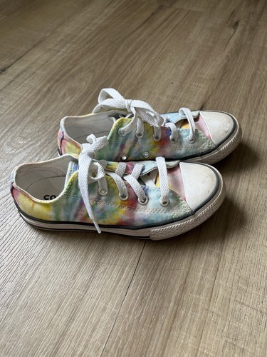 Scarpe basse Converse All Star stringate cravatta tinta 365582F giovani taglia 13