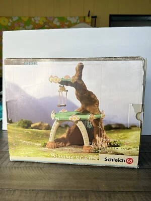 SCHLEICH BAYALA SUMMER GREEN ELF HOUSE #42032 Nueva Caja Abierta Foto 1 de 4