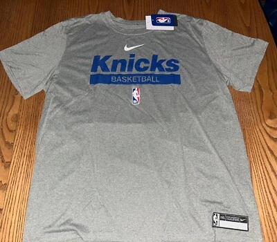CAMISA MANGA CORTA NIKE DRI FIT NEW YORK KNICKS TEAM EMITIDA TALLA 2XL RARA Foto 1 de 4