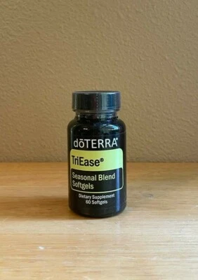 DOTERRA Triease Seasonal Blend Softgels 60 ct - Exp 2027 - NEW SEALED - FREE SHIPPING