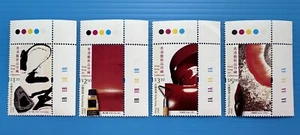 2002 China Hong Kong Art Collections Paintings Calligraphy T/R Plate, 1 tab dent - Picture 1 of 2