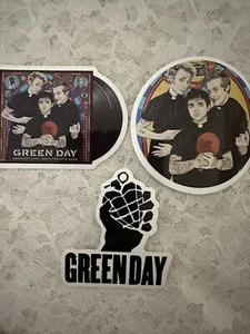 Greenday Lot Of 3 Vinyl Band Stickers - Picture 1 of 7