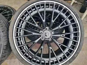 22" MAYBACH WHEELS RIMS TIRES MERCEDES BENZ S CLASS S550 S560 S580 S63 - Picture 1 of 3