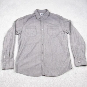 Converse One Star Button Down Shirt Mens’s Size Medium Long Sleeve Seersucker - Picture 1 of 8
