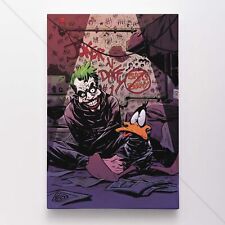 Joker Poster Canvas DC Comic Book Cover Art Print #24314