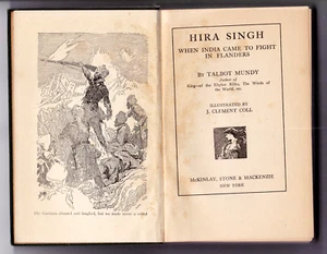 HIRA SINGH (Talbot Mundy/reprint edition US/the Sikhs in WWI) - Picture 1 of 5