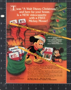 A WALT DISNEY CHRISTMAS__Original 1981 Print AD / advert / promo__Mickey Mouse - Picture 1 of 1