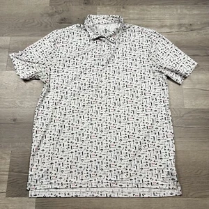 CAMISA POLO US Open 121 Poly Artwork para hombre XL NUEVA SIN ETIQUETAS - Imagen 1 de 8