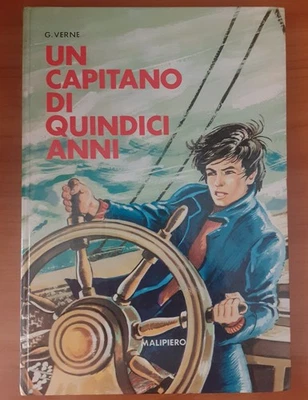 UN CAPITANO DI QUINDICI ANNI di Giulio Verne 1969 libro per ragazzi Pubblic.1972 - Immagine 1 di 2