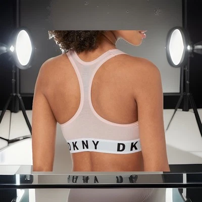 Bralette DKNY Mujer Novio Espalda Corredora Estilo-DK4519 Perla Crema MED/EUR 40 Foto 1 de 2
