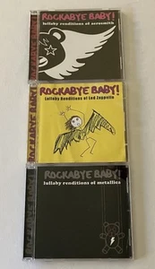 Rockabye Baby! Lullaby Renditions 3 CD Lot Metallica Led Zeppelin Aerosmith - Picture 1 of 7